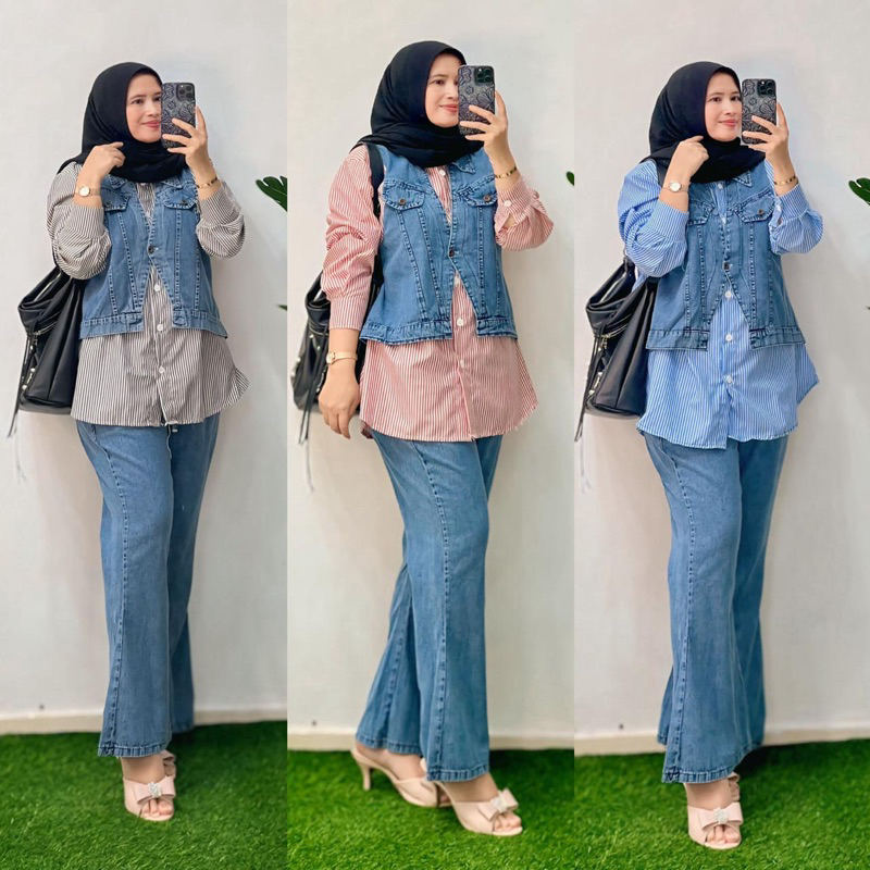 Jual SATCEL , ONE SET , ROK SET (PO) | Shopee Indonesia