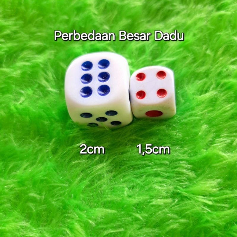 Jual (3bh)Dadu Jumbo (ukuran 2cm)/(6bh)Dadu Besar(1,5cm) | Shopee Indonesia