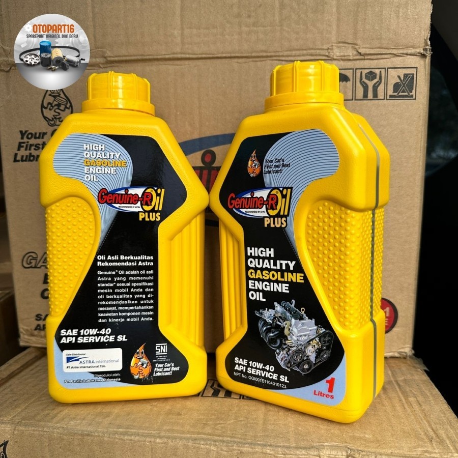 Jual Oli Mesin Astra Genuine R Oil PLUS SAE 10W-40 API SL ORIGINAL ...