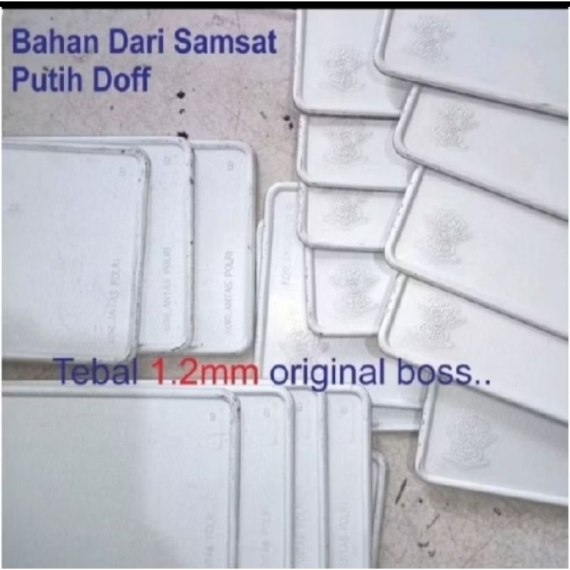 Jual Plat Nomor Motor, Bahan Plat Nomor Motor Ori, Plat Motor Logo ...