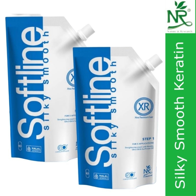 Jual NR Sofline Smoothing Silky Smooth Keratin 500ml / Pelurusan Rambut ...
