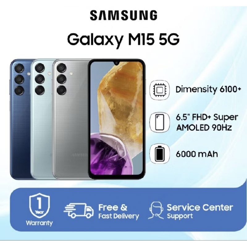 Jual Samsung Galaxy M15 5G 6/128GB | Shopee Indonesia