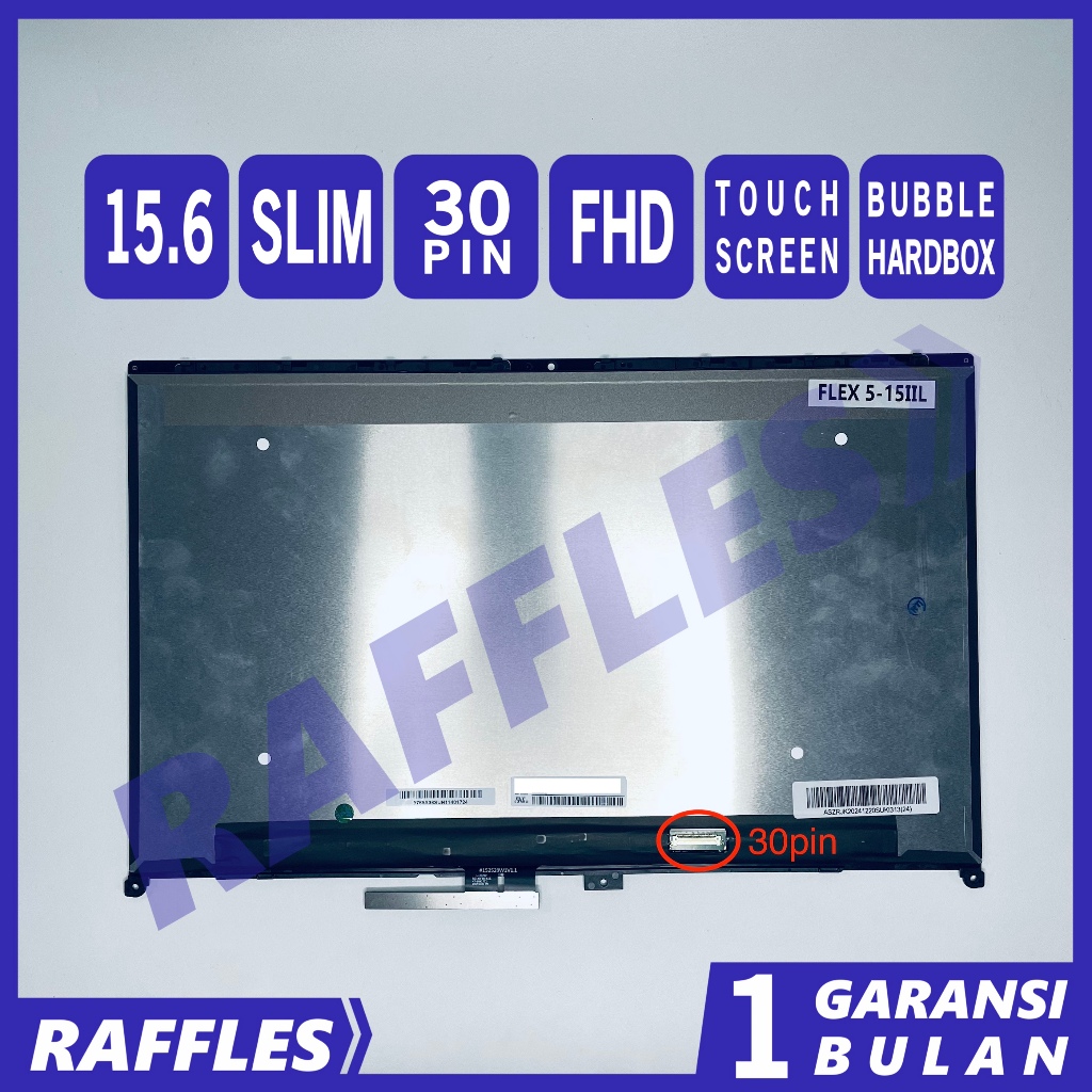 Assemblaggio LCD Touch Screen 15,6 Pollici Per Lenovo IdeaPad Flex 5-15ITL05 / 5-15IIL05 (82HT)