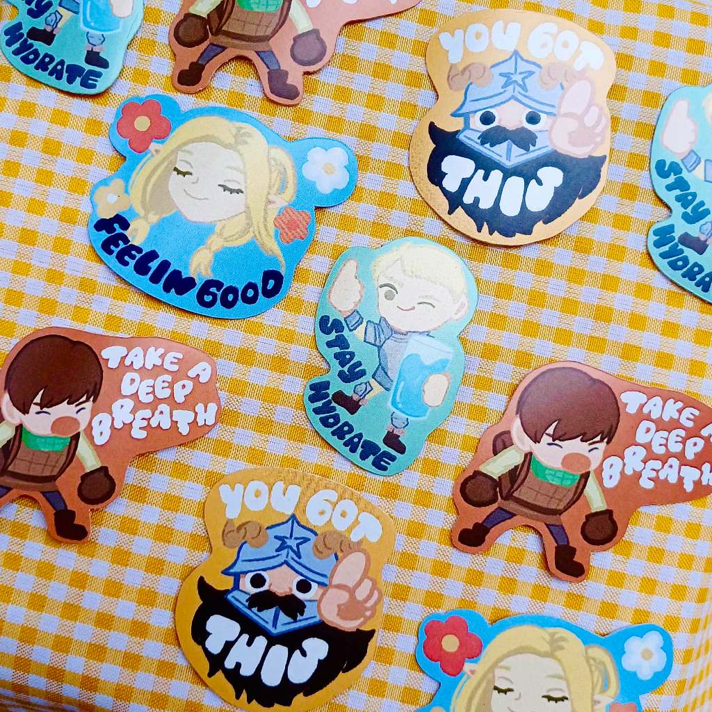 Jual Dungeon Meshi Sticker Pack Motivation by aydchicn | Shopee Indonesia