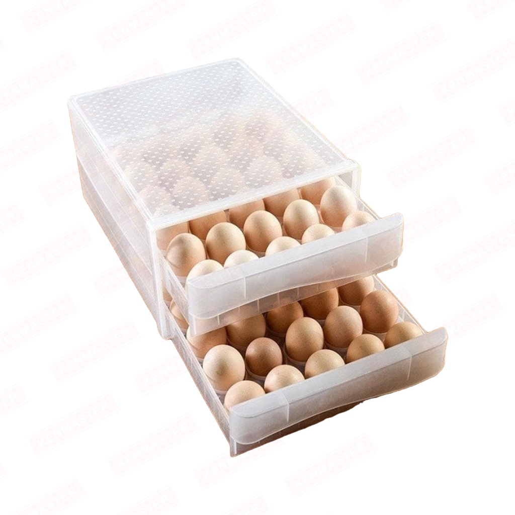 Jual Kenmaster Tempat Penyimpanan Telur isi 60 slot / Rak Telur Plastik ...