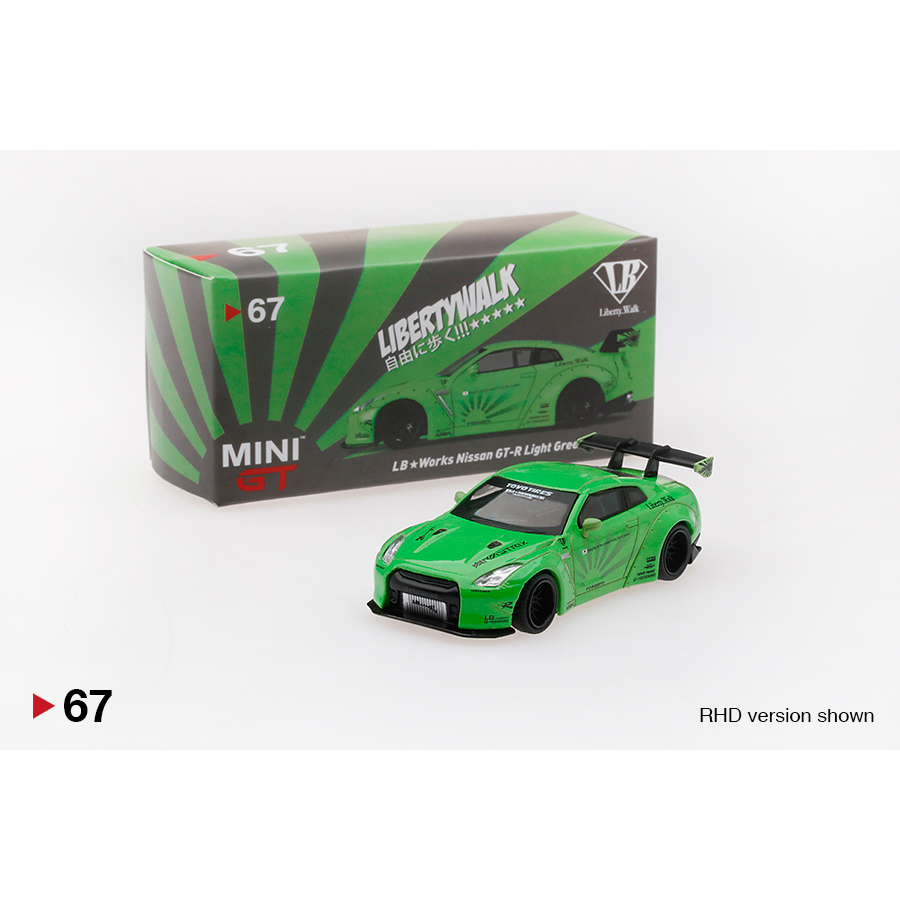 Jual MINI GT LB WORKS NISSAN GTR R35 LIGHT GREEN PHILIPPINES EXCLUSIVE ...