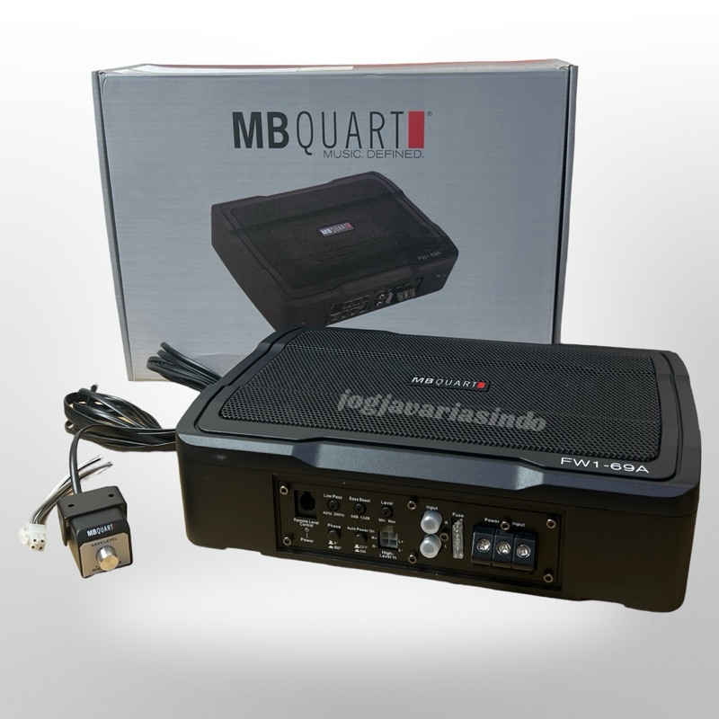 MB Quart QB201A Aktiver Subwoofer 20cm - 250W Untersitz Für Auto