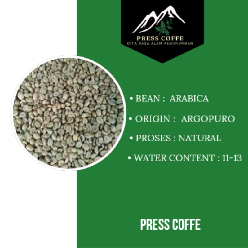 Jual Arabica Argopuro Proses Natural Kg Grade Shopee Indonesia