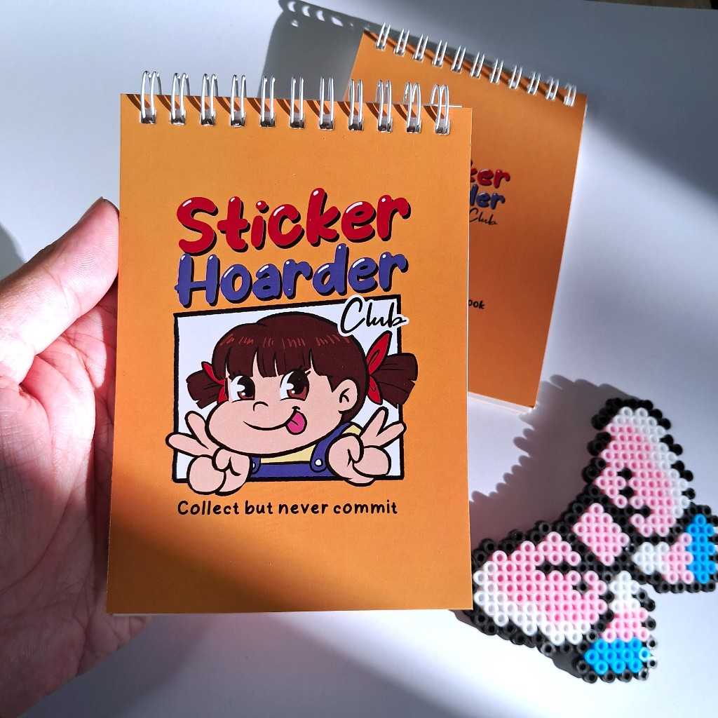 Jual METAL KECIL Sticker Book Pocket Size OREN | Buku Koleksi Sticker ...