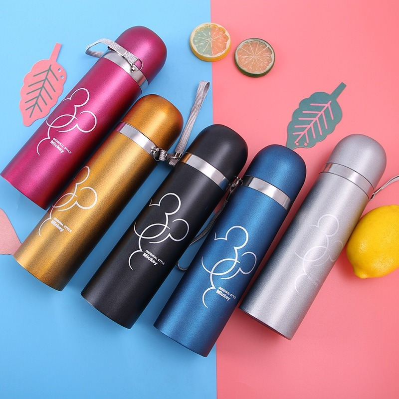 Jual HML Termos Botol Air MICKEY MOUSE / PARIS FLASH 500ML Stainless ...