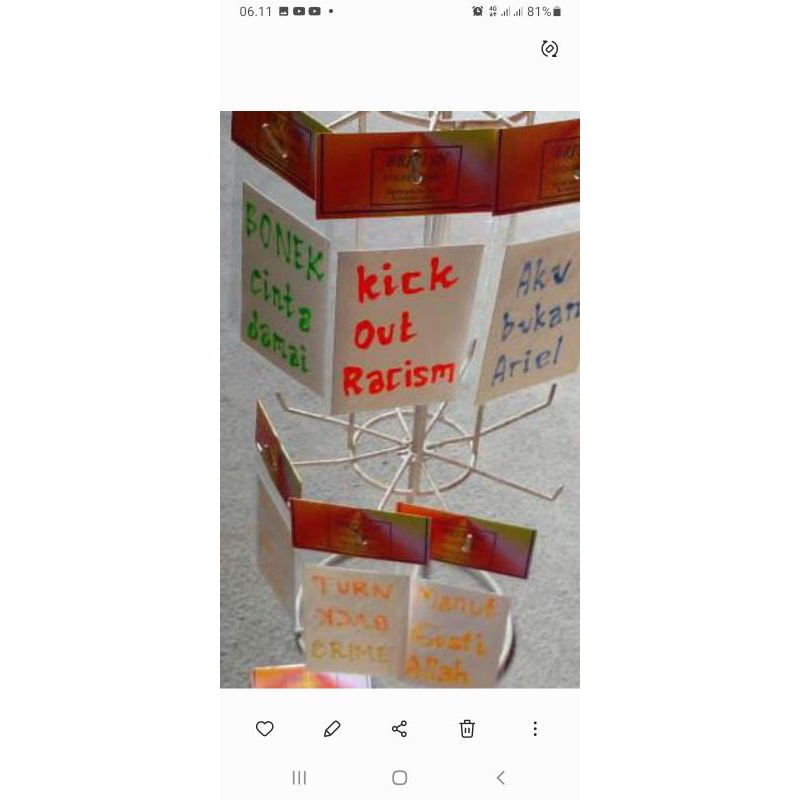 Jual British Sticker Timbul (Glitter) : Titik Kumpul Orang Lapar ...