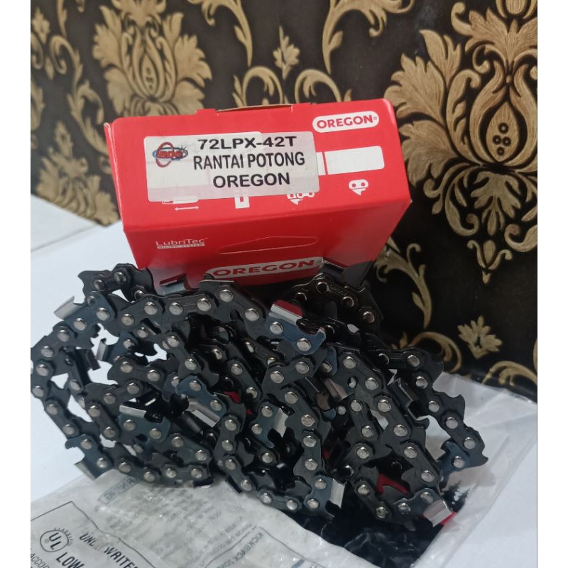Jual Rantai Potong 72x42mata Chainsaw Bar 25 inchi Oregon | Shopee ...