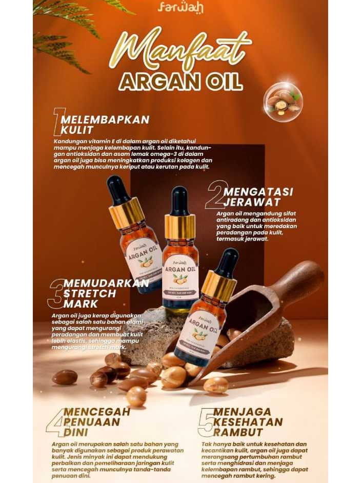 Jual argan oil farwah 10 ml original | Shopee Indonesia
