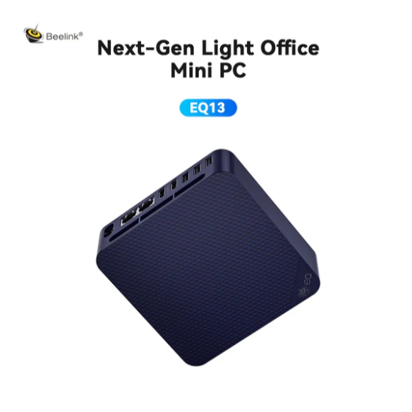 Mini PC Beelink EQ13 Intel N200 16/500GB SSD Dual LAN Dual HDMI WiFi6 Windows 11 Pro