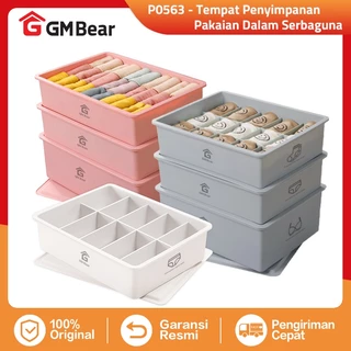 GM Bear Tempat Penyimpanan Pakaian Dalam Serbaguna P0563 - Underwear Storage Box Kotak Penyimpanan Pakaian Dalam Kaos Kaki