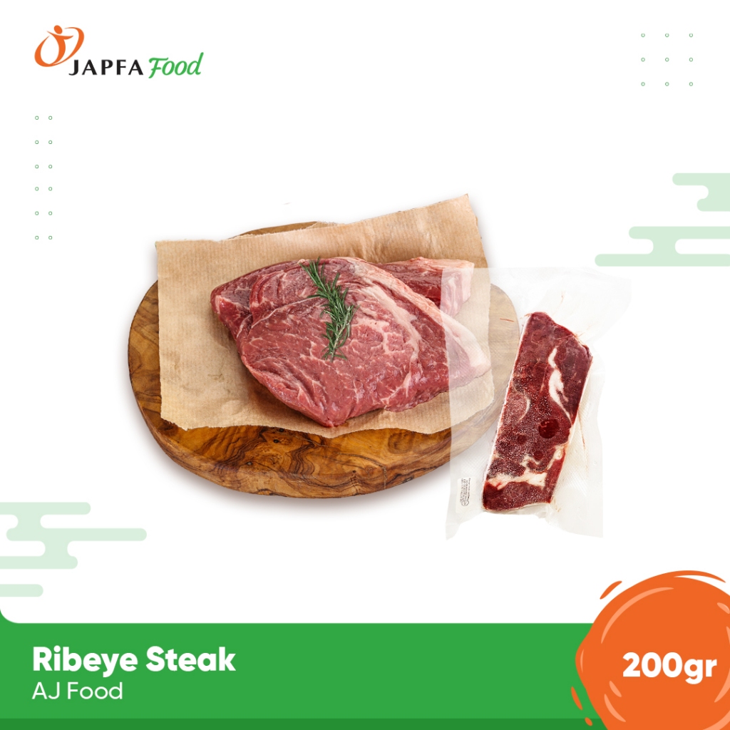 Jual AUS Ribeye Beef Steak Cut / Daging Sapi Australia Ribeye 200gr