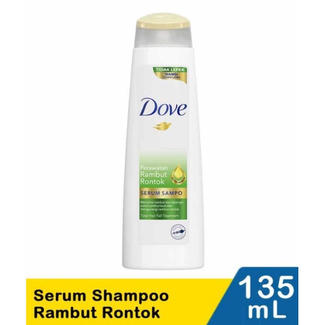 Jual Dove Serum Shampoo Perawatan Rambut Rontok 135ml | Shopee Indonesia
