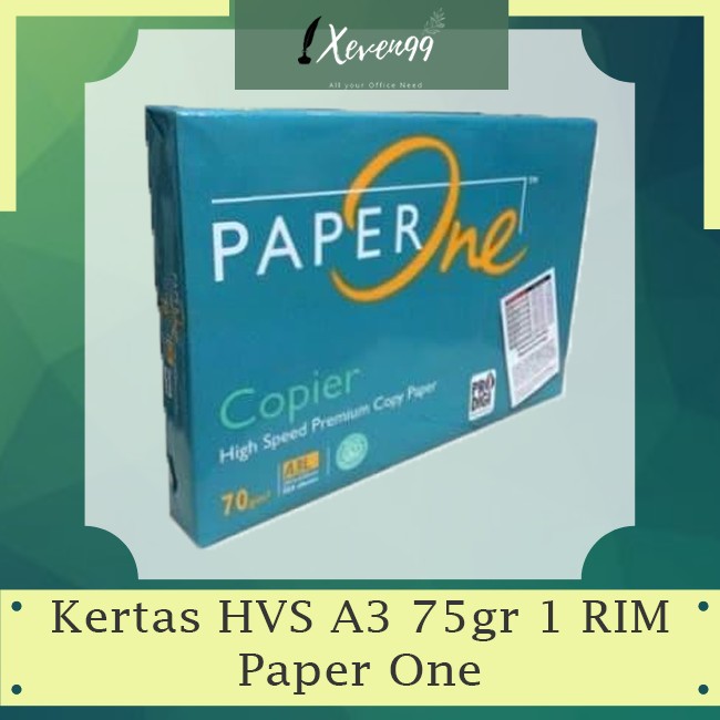 Jual Paper One Kertas HVS A3 75 gr (1 Rim / 500 Lembar) | Shopee Indonesia