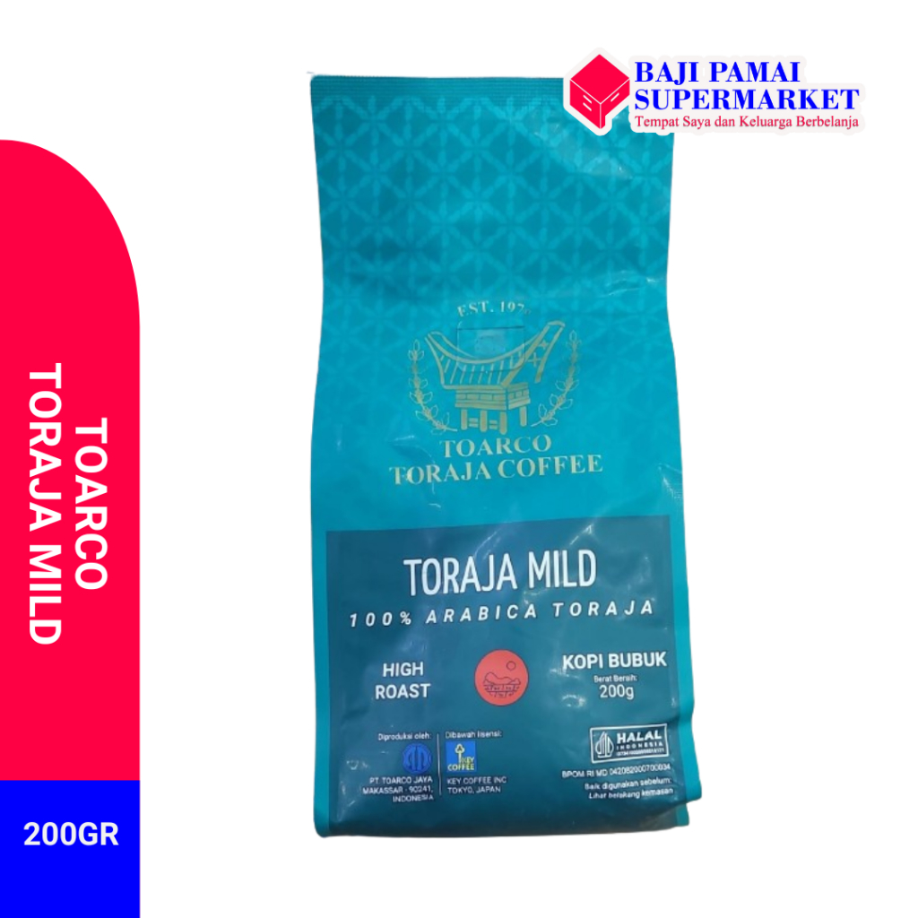 Jual Kopi toraja toarco toraja mild bubuk 200gr | Shopee Indonesia