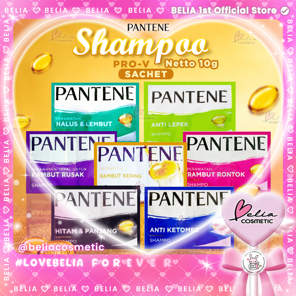 Jual BELIA PANTENE Pro-Vitamin Shampoo 10g Sachet | Perawatan Rambut ...