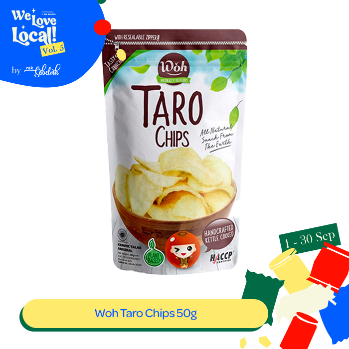 Jual Woh Taro Chips 50gr Keripik Talas Premium Plant based