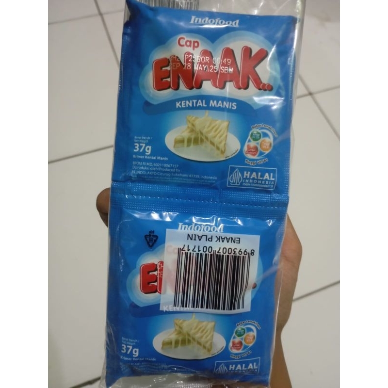 Jual Indofood cap enak kental manis putih 37g isi 6 sachet.exp mei 2025 ...