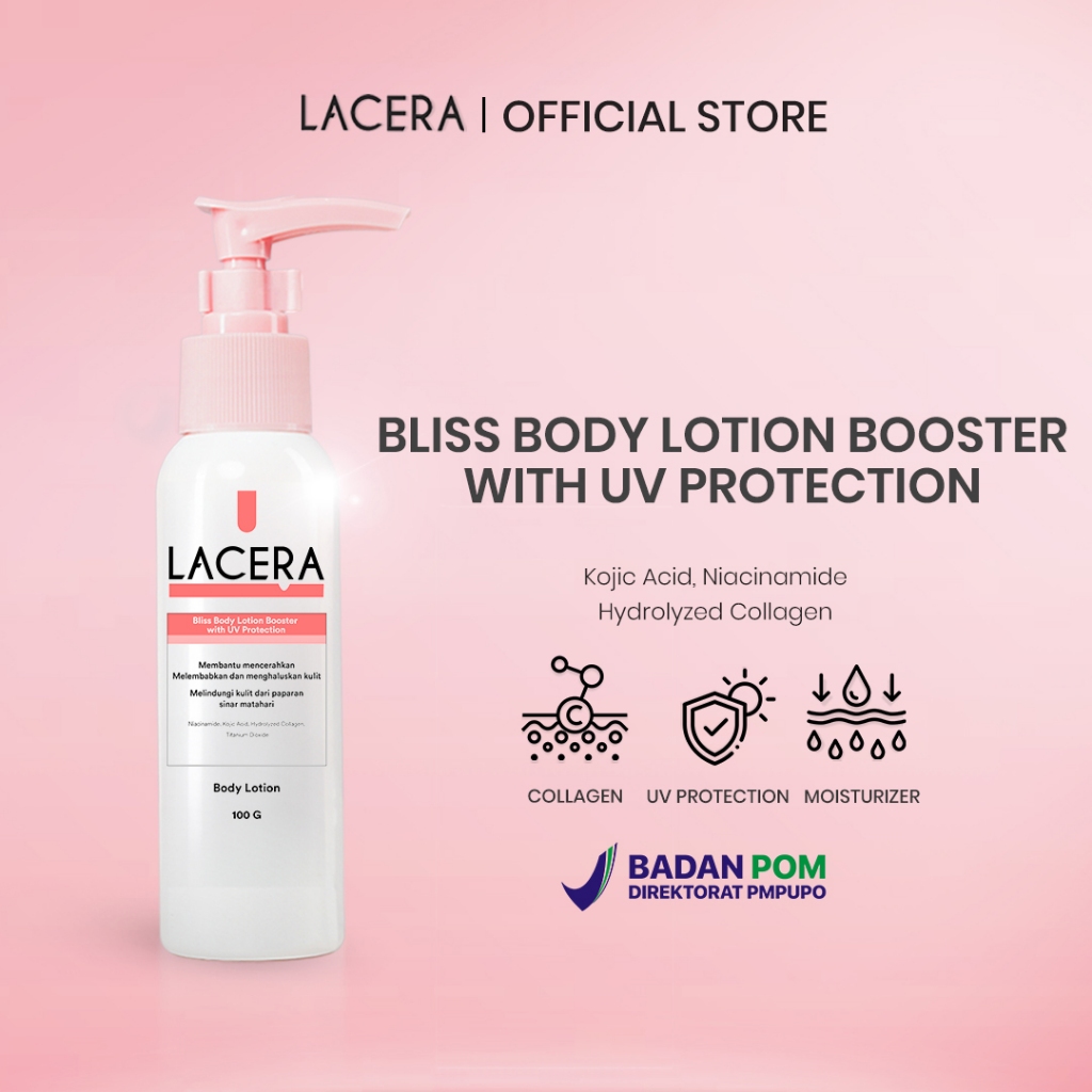 Jual Lacera Daily Moisturizing - Bliss Body Lotion Booster with UV ...