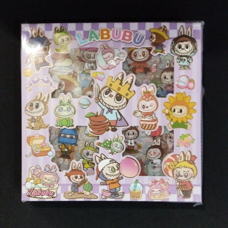 Jual sticker box labubu isi 100 lbr | Shopee Indonesia
