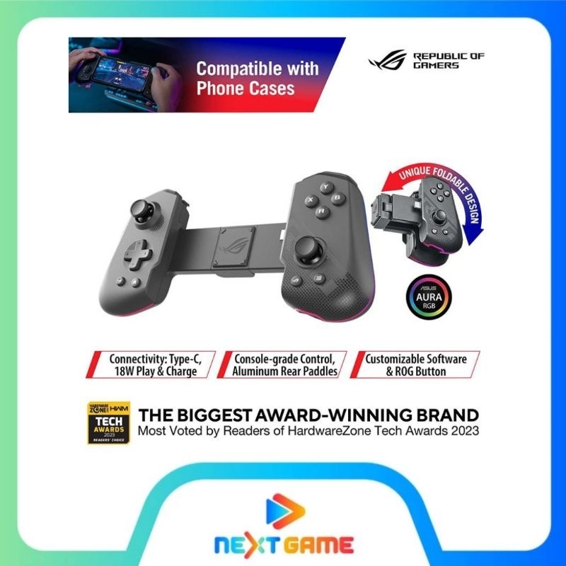 Jual ROG Tessen Mobile Controller Gamepad Joystick for Android | Shopee ...
