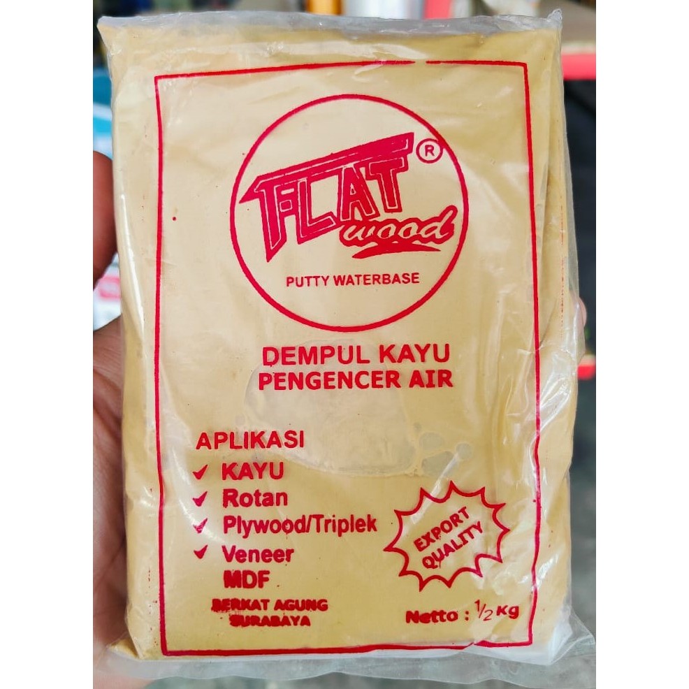 Jual DEMPUL KAYU FLAT WOOD ORIGINAL 0,5 KG , PLAMIR KAYU , DEMPUL KAYU ...