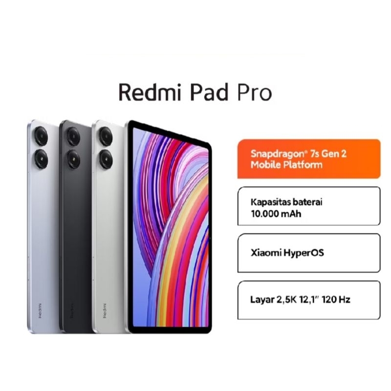 Jual XiAOMi Redmi Pad PRO - SnapDragon 7s Gen 2 Mobile | Shopee
