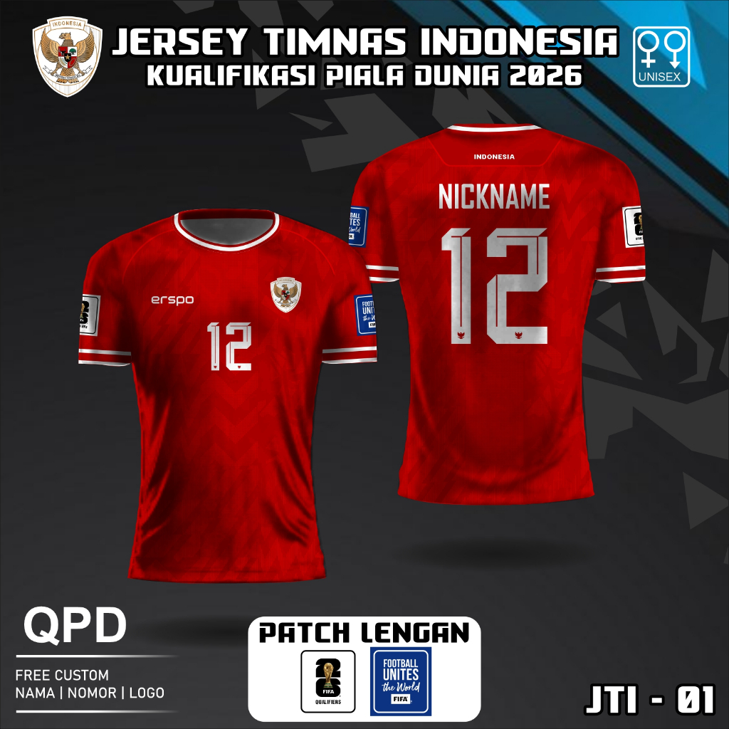 Jual Jersey timnas indonesia terbaru baju kaos bola piala AFF 2024