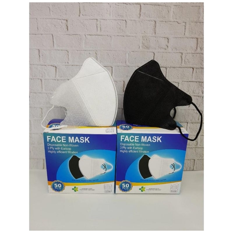 Jual Masker Duckbill Facemask 3Ply 1 Pack isi 50 Pcs Masker Duckbill ...