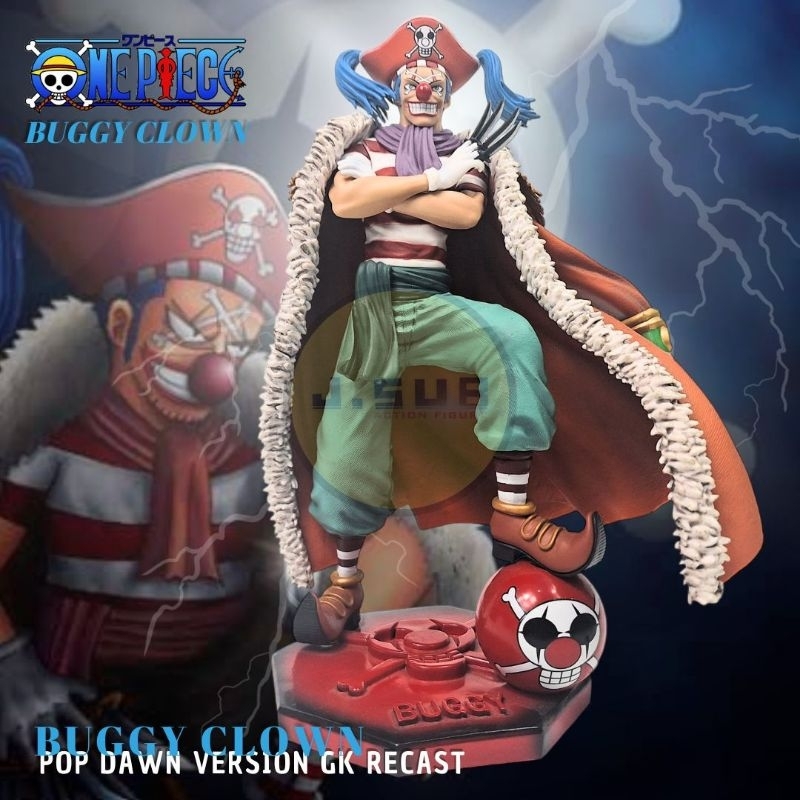 Jual Action Figure Captain Buggy Clown Statue Onepiece Pop Dawn Version ...