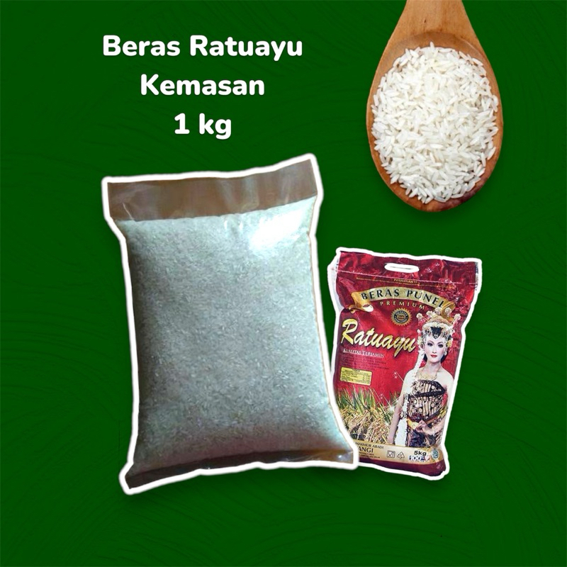 Jual [REPACK] BERAS PREMIUM RATU AYU 1 KG | Shopee Indonesia