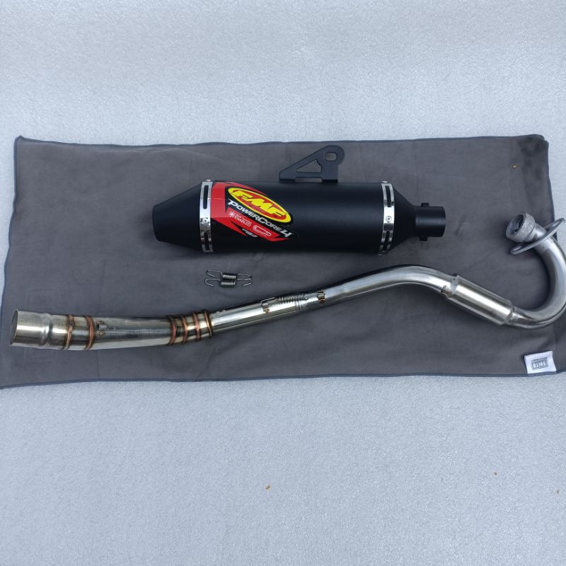 Jual Exhaust pipe FMF Black doff Canister 38mm for Klx150 Crf150 Wr155 ...