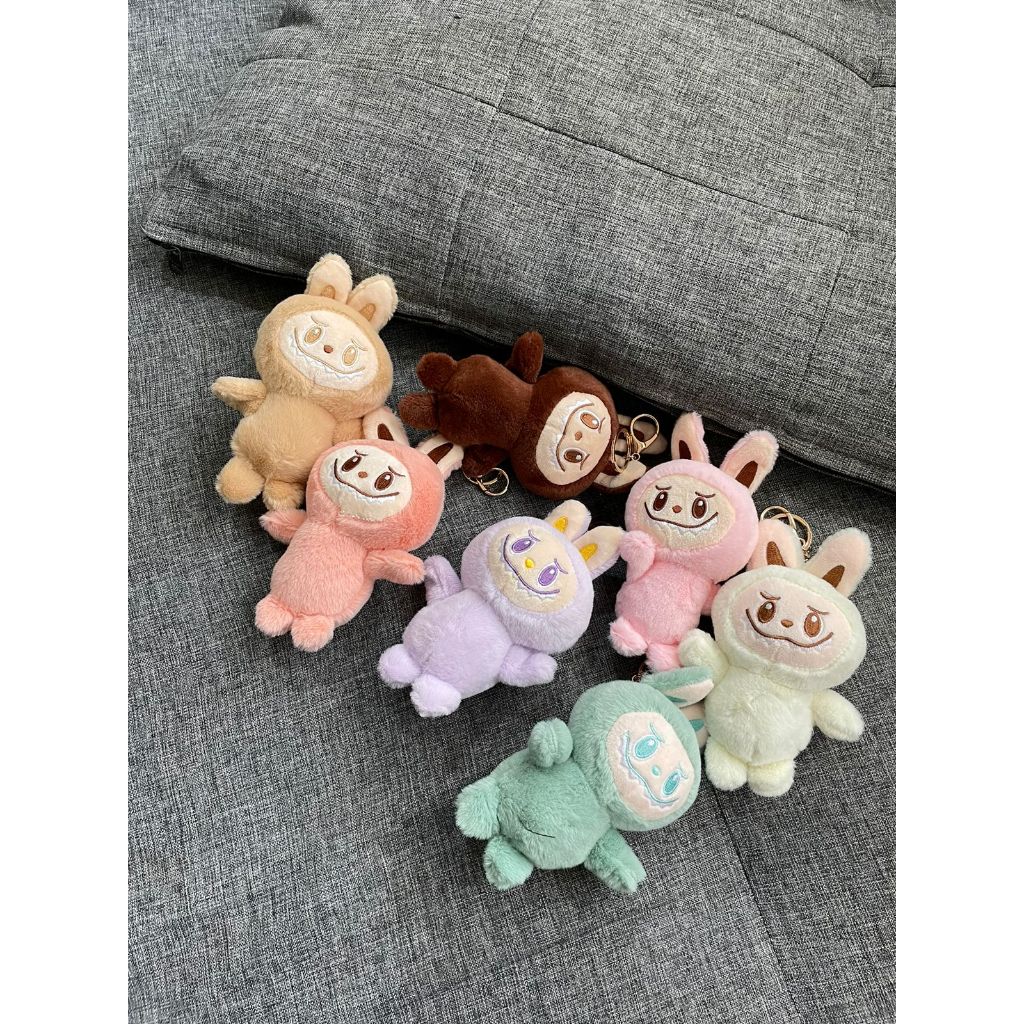 Jual Labubu keychain gantungan kunci 8 colors | Shopee Indonesia