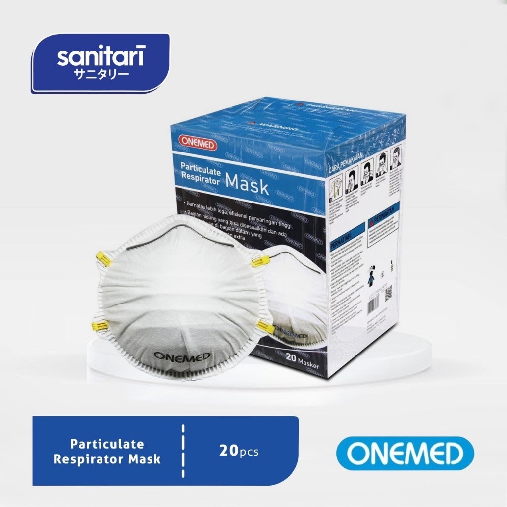 Jual Masker N95 Particulate Respirator Onemed Masker Debu Asap | Shopee ...