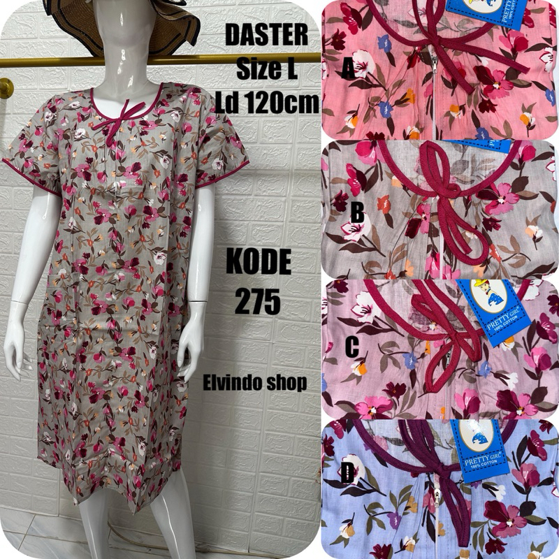 Jual Daster Jumbo L Ld 120cm Katun Jepang Lokal Motif bunga/kajep ...