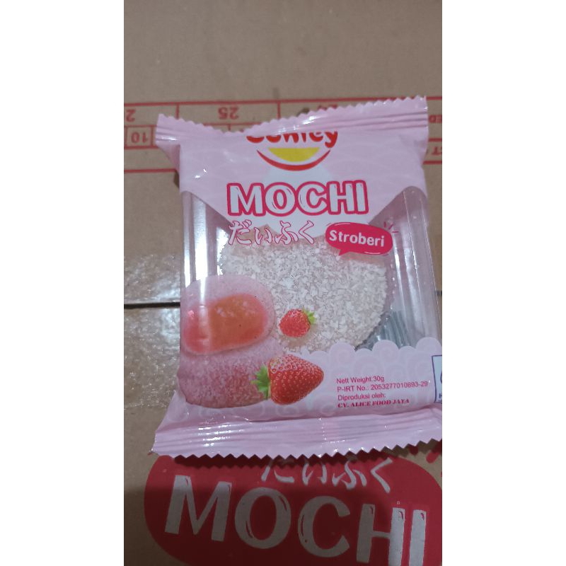 Jual Mochi Viral Conley, Rasa Strawbery isi 6pcs | Shopee Indonesia