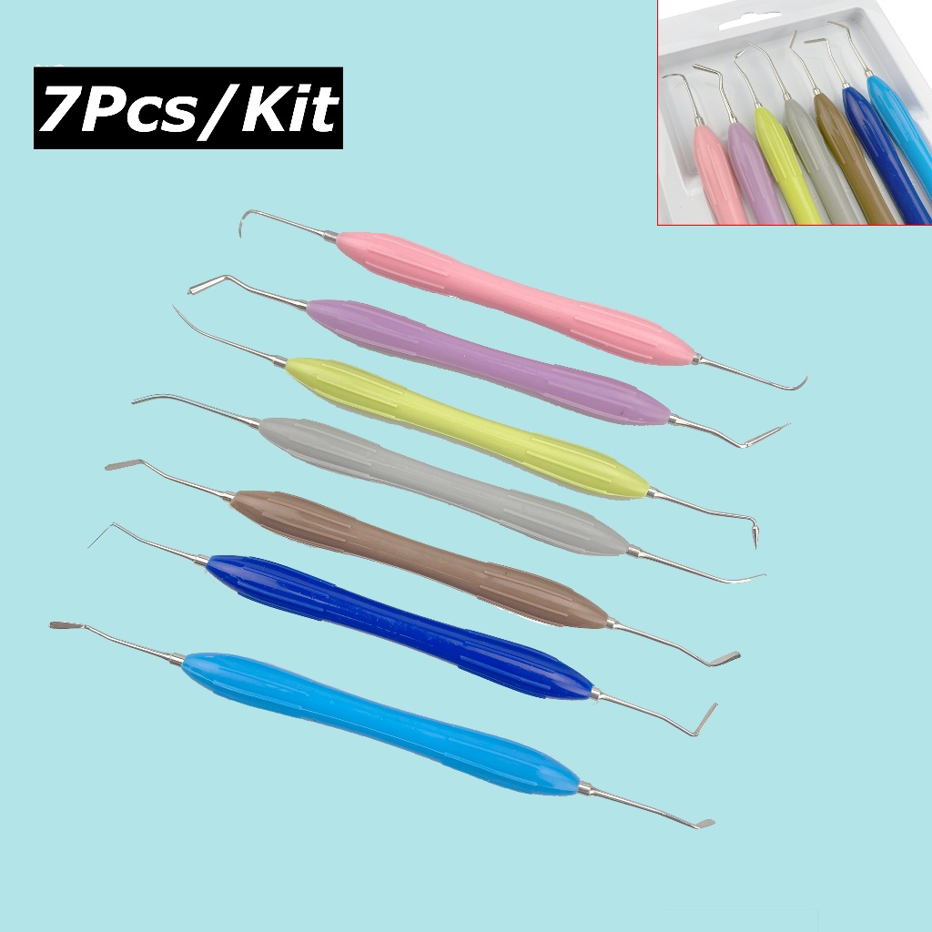 Jual 7pcs composite teflon carving instrument komposit plastic filling ...