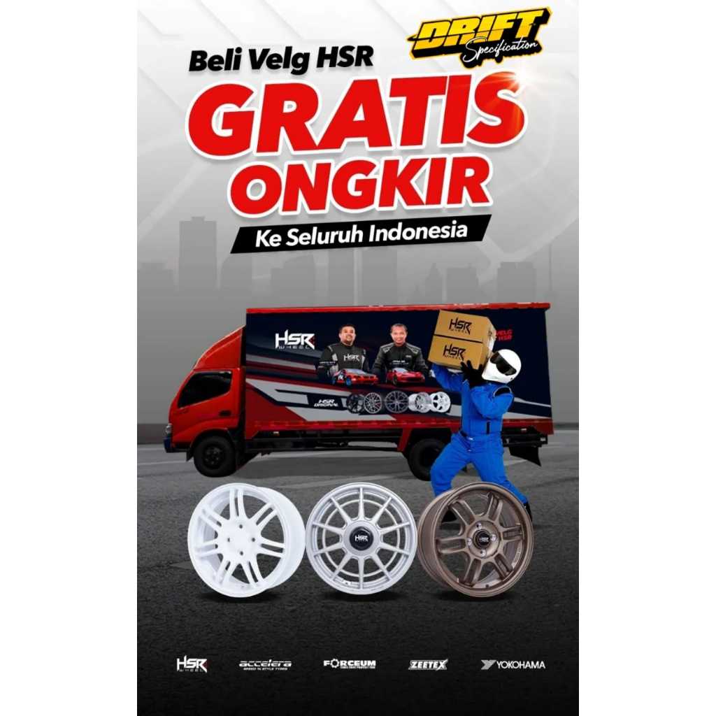 Jual Velg Racing HSR FE02 R16 mobil Innova, Xpander, Rush, Terios ...