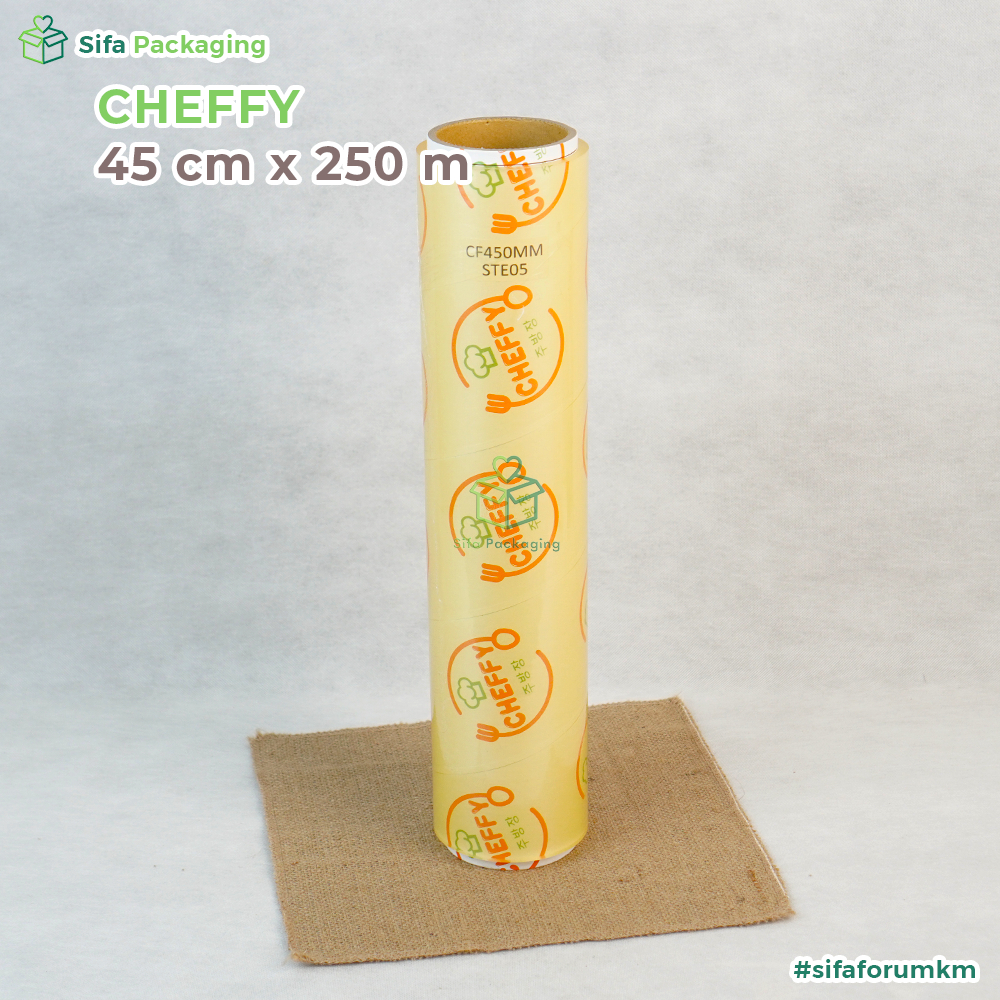 Jual Wrapping FIlm Cheffy Plastik pembungkus makanan Plastik wrapping ...