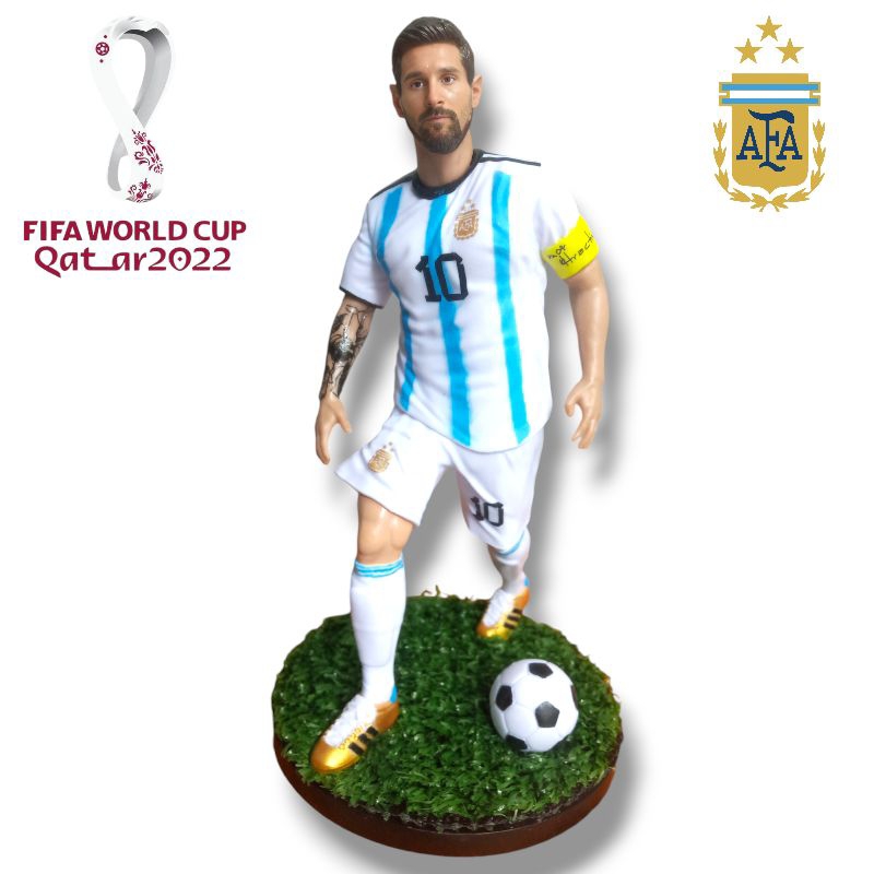 Jual Action Figure Lionel Messi WORLD CUP QATAR 2022 (SPECIAL EDITION