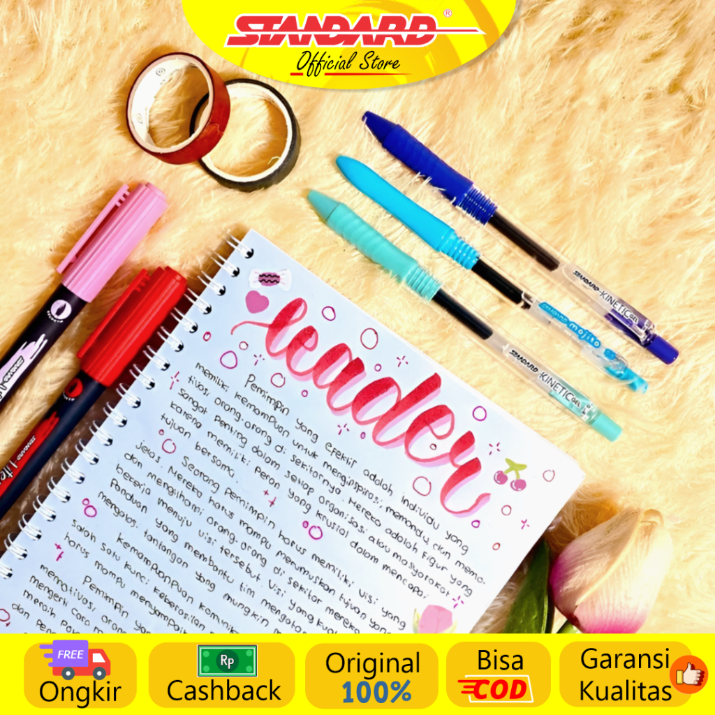 Standard - Pulpen Mojito 0.5 - Gel ( Alat Tulis / Pen / Ballpoint / Pena ) (9)