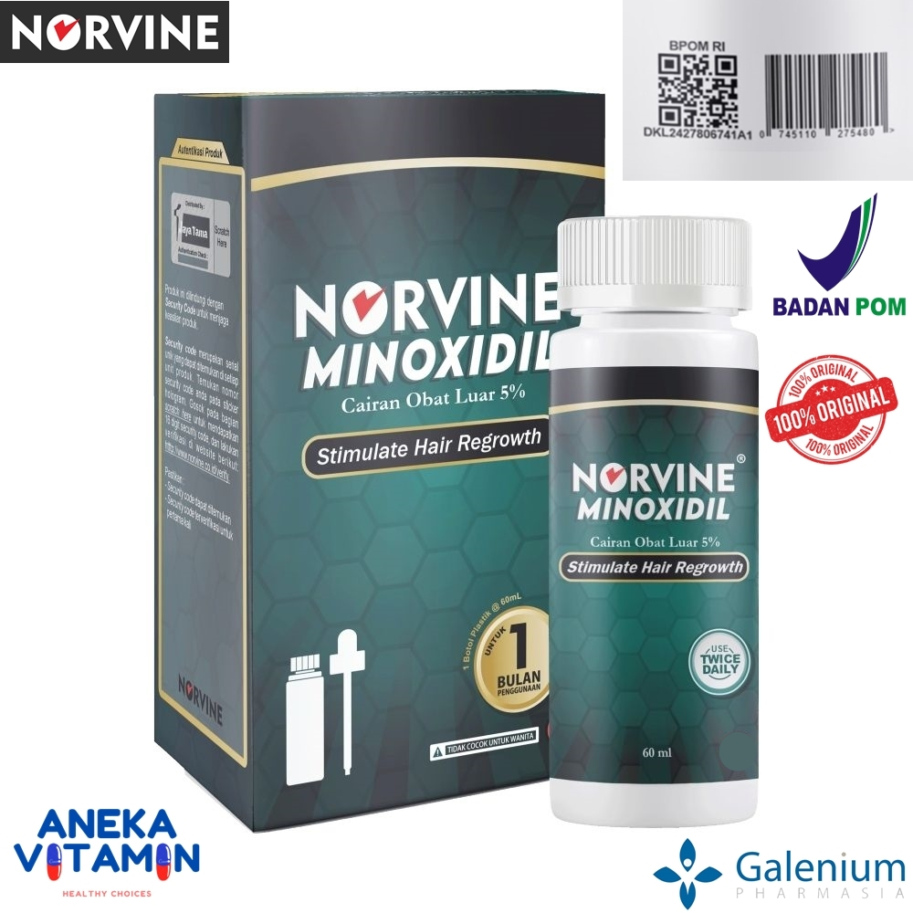 Jual Norvine Minoxidil 5% Serum Penumbuh Rambut BPOM | Shopee Indonesia