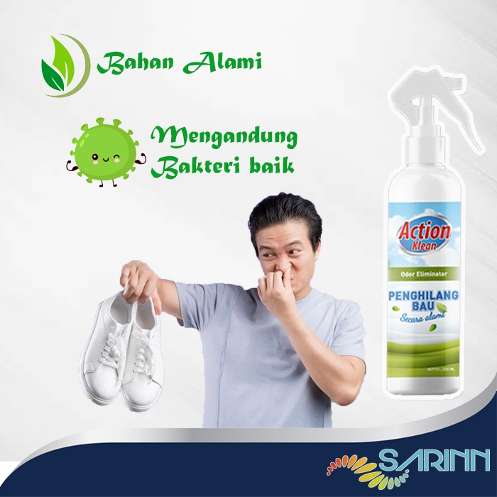 Jual Action Klean Odor Eliminator Penghilang Bau Sepatu Kaki Tidak ...