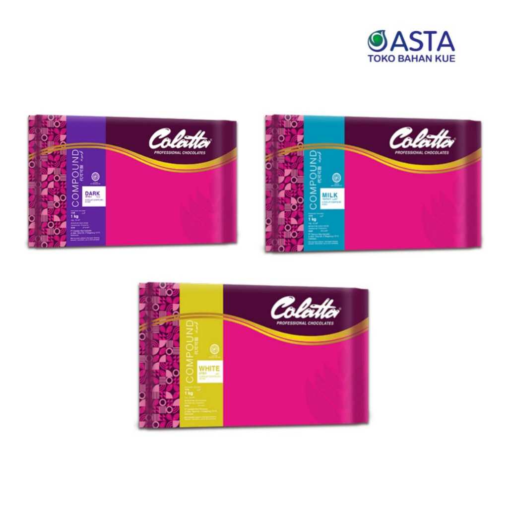 Jual Colatta Compound Varian Dark Milk White 1 Kg - Coklat Batang ...