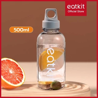 Eatkit Botol Air Olahraga Kapasitas Besar Gym Botol Air Luar Ruangan Plastik Anti Tumpah Portabel Botol Siswa BPA Free