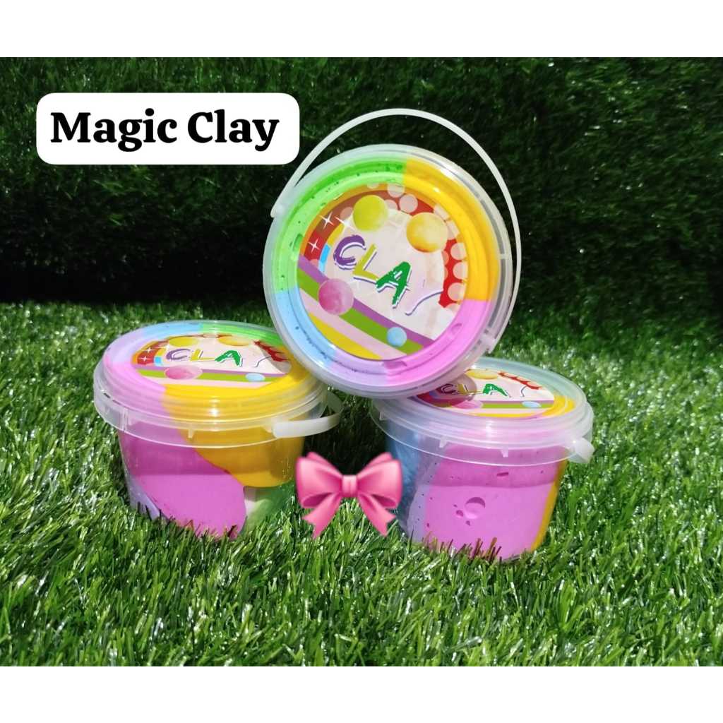 Jual Mainan Anak Isi Clay Polymer Edukasi Slime Clay Dough Colour ...